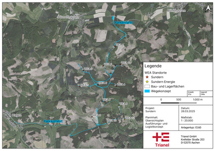 Zuwegung Trianel Windpark Sundern